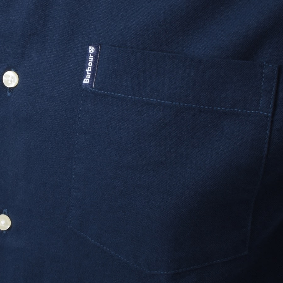 Alternative Image for ProductBarbour Long Sleeved Oxford 1 Shirt Navy3